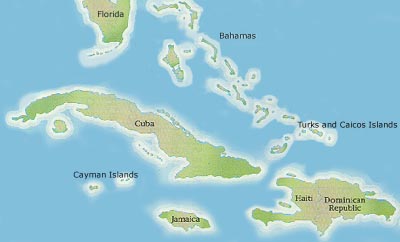 Where is Turks and Caicos?